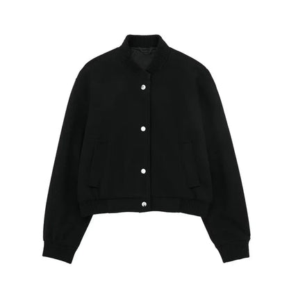 Veste Bomber Courte Zippée pour Homme