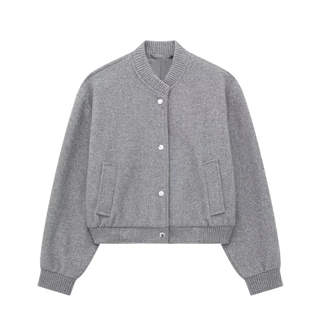 Veste Bomber Courte Zippée pour Homme - PanierRoyale