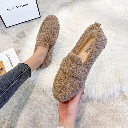 Chaussons Femmes Confortables – Pantoufles Peluche Chaudes et Anti-Dérapantes