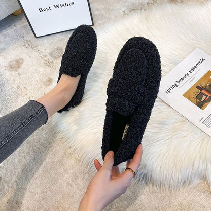 Chaussons Femmes Confortables – Pantoufles Peluche Chaudes et Anti-Dérapantes