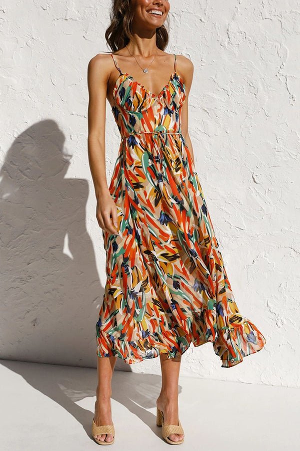 Robe Femme Col V Épaules Nues Tendance - PanierRoyale