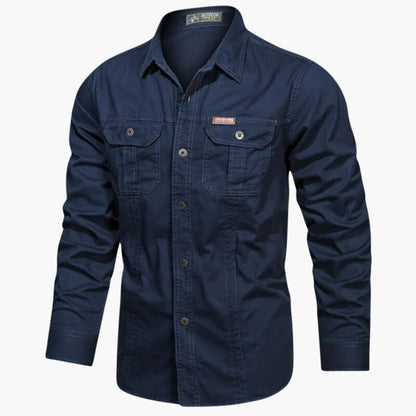 Chemise de plein air avec poches et boutons, pratique et élégante pour tous les jours