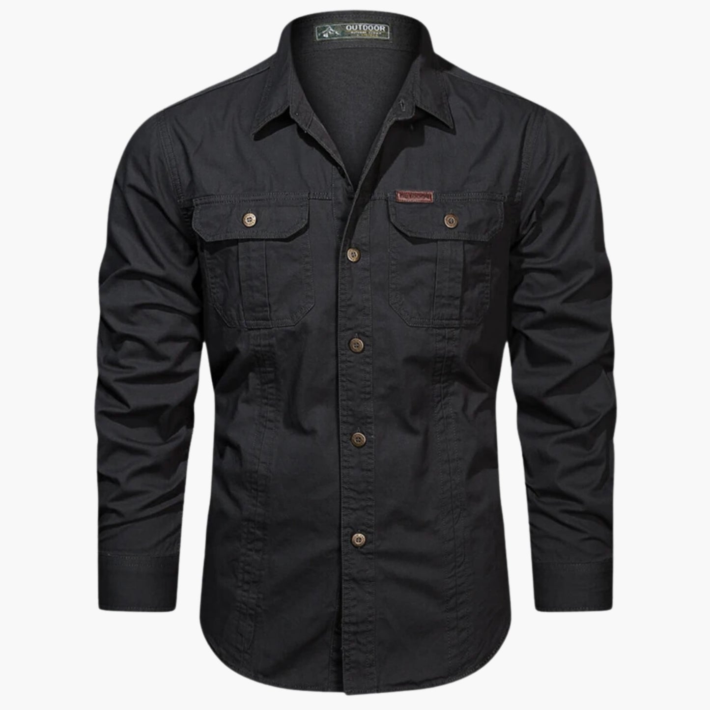 Chemise de plein air avec poches et boutons, pratique et élégante pour tous les jours