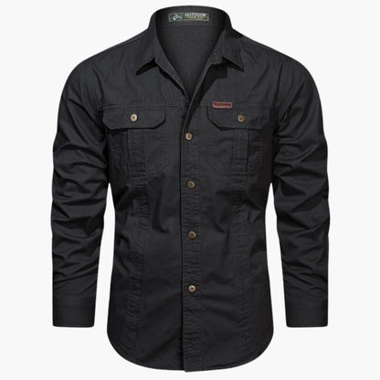 Chemise de plein air avec poches et boutons, pratique et élégante pour tous les jours