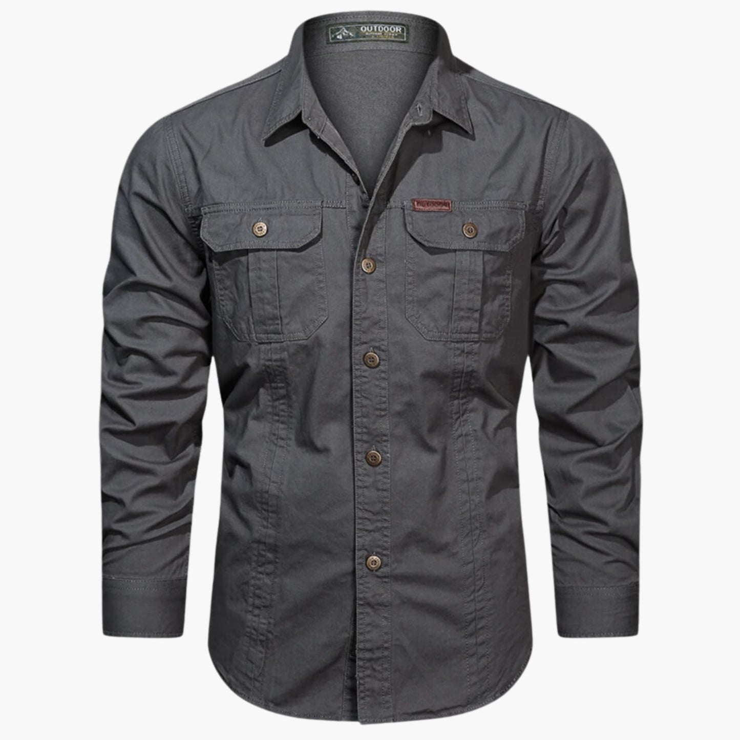 Chemise de plein air avec poches et boutons, pratique et élégante pour tous les jours
