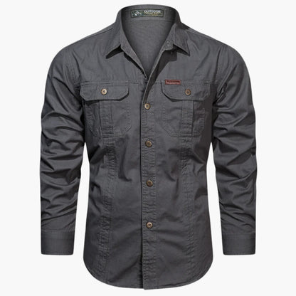 Chemise de plein air avec poches et boutons, pratique et élégante pour tous les jours