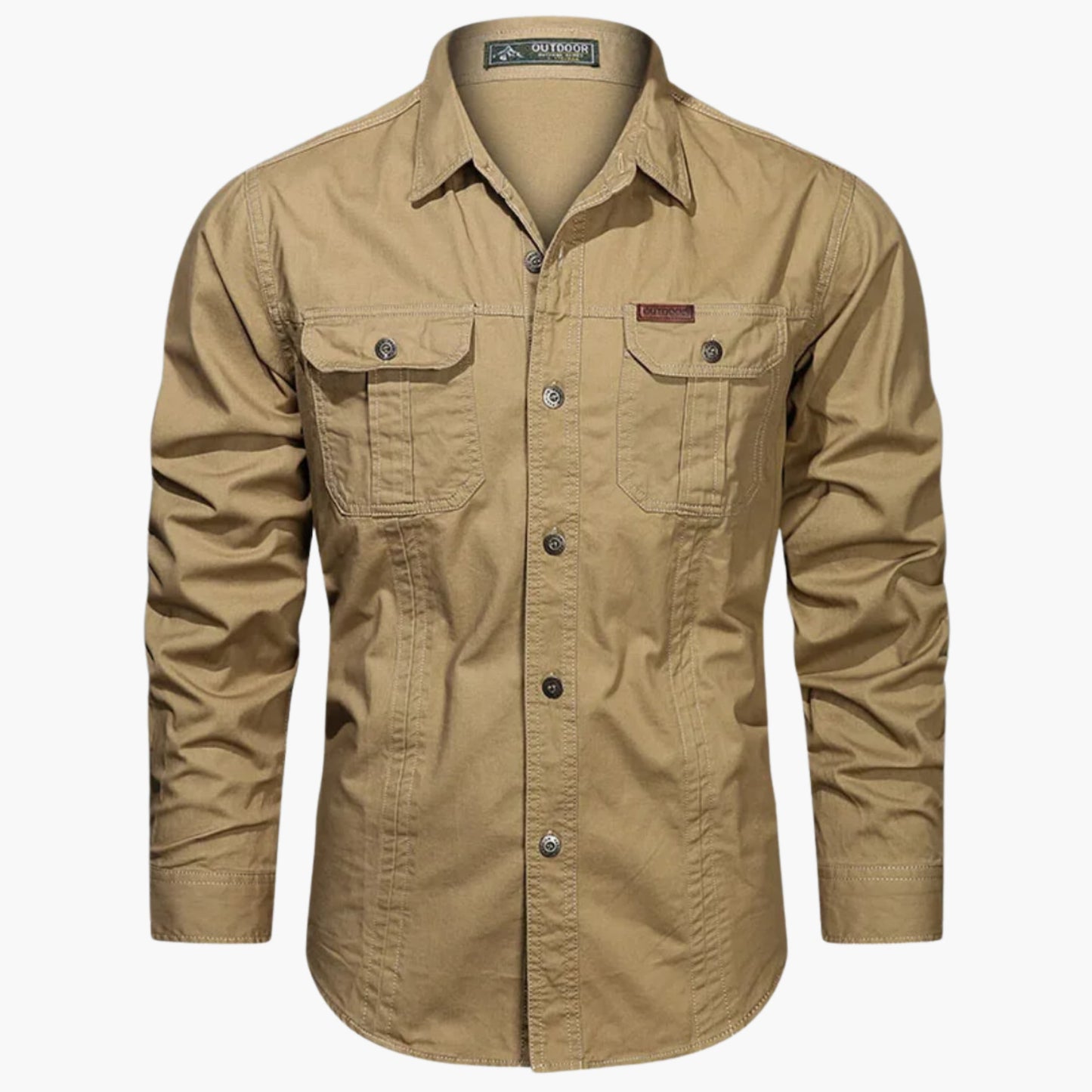 Chemise de plein air avec poches et boutons, pratique et élégante pour tous les jours