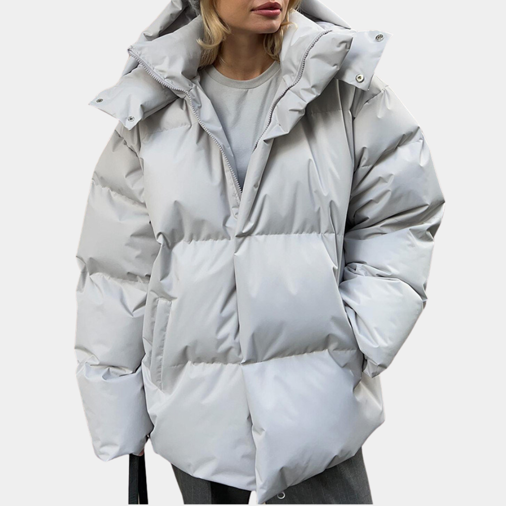 Veste Doudoune Femme Hiver Chaude avec Capuche et Manches Longues