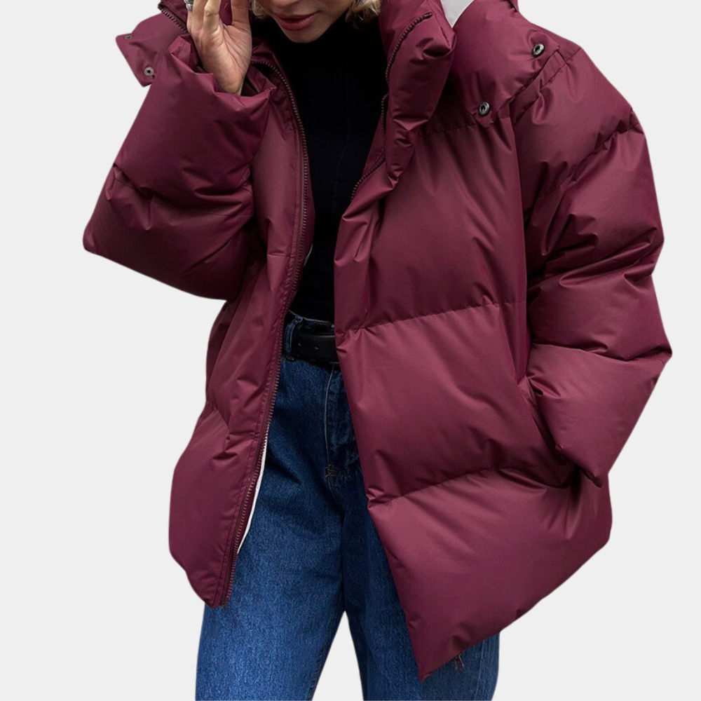 Veste Doudoune Femme Hiver Chaude avec Capuche et Manches Longues - PanierRoyale