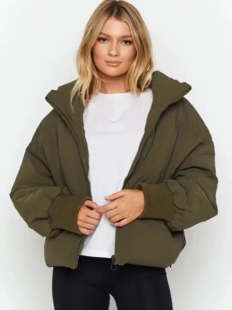 Veste Doudoune Féminine Hiver Chaude et Élégante