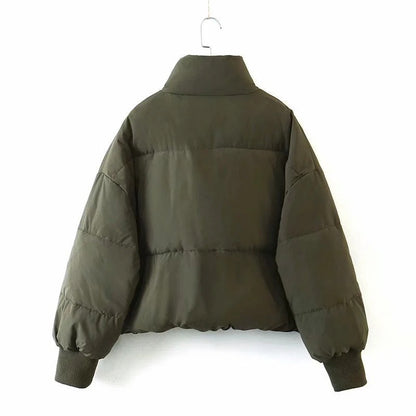 Veste Doudoune Stylée Pour Femme Avec Fermeture Éclair | Hiver