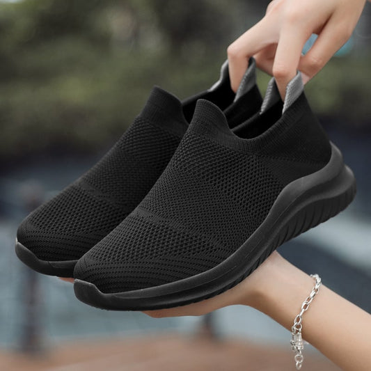 Baskets Homme Noires Respirantes Running - PanierRoyale