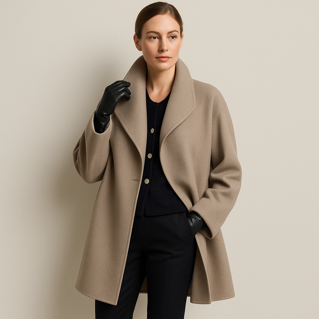 Manteau Femme Long Chaud et Élégant
