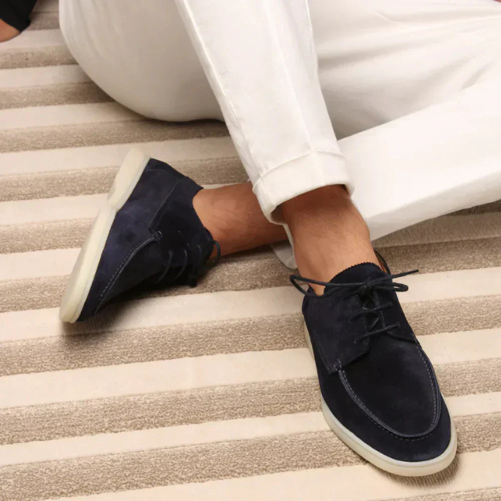 Bottes Cuir Homme Chic et Élégantes Marine - PanierRoyale