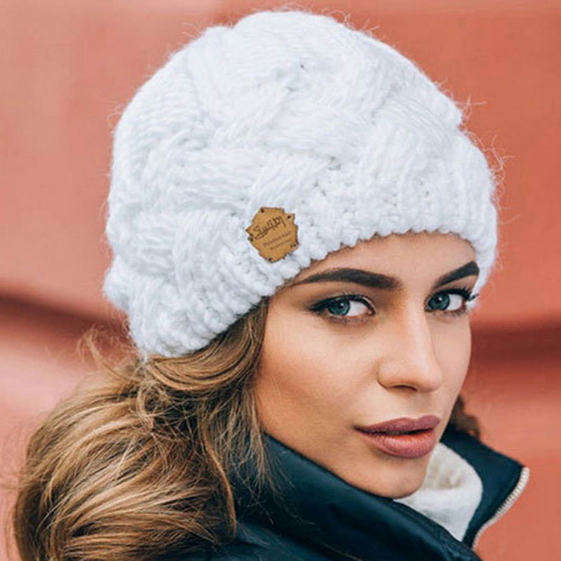 Chapeau femme tricoté épais et chic - PanierRoyale