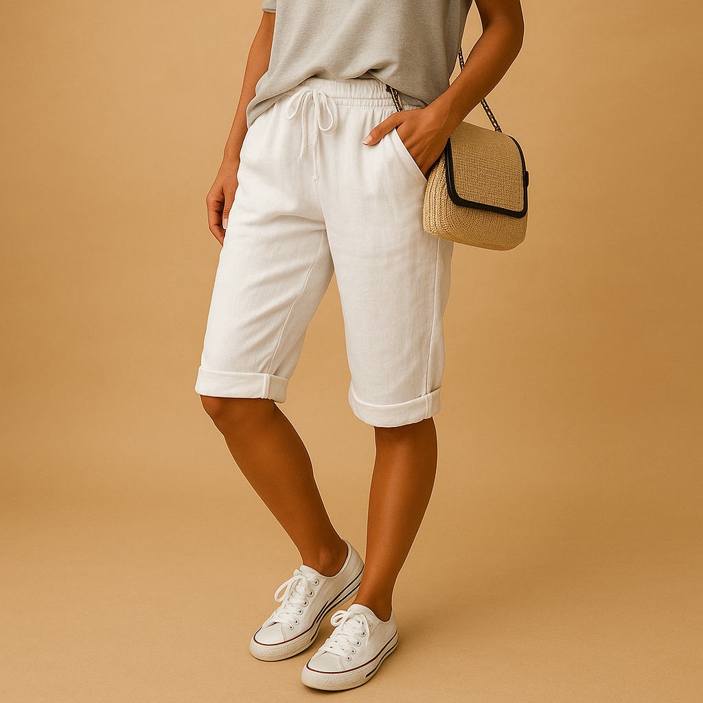 Short de Sport Féminin Noir Élastique