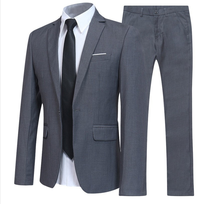 Costume Homme Classique Noir Complet 2 Pièces