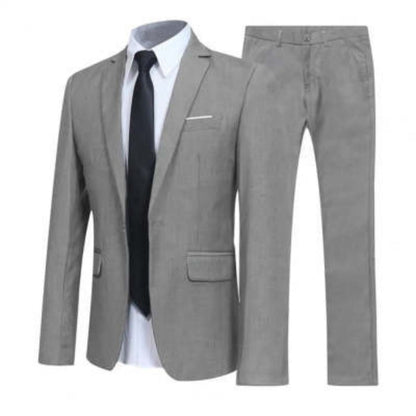 Costume Homme Classique Noir Complet 2 Pièces