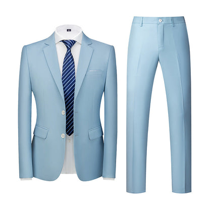 Costume Homme Classique Noir Complet 2 Pièces