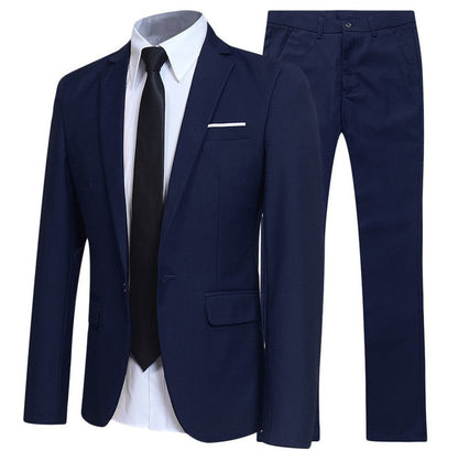 Costume Homme Classique Noir Complet 2 Pièces - PanierRoyale