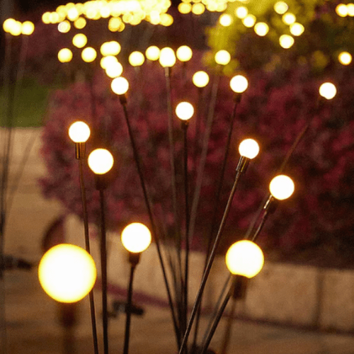 Guirlande solaire LED effet lucioles étanche IP65 automatique