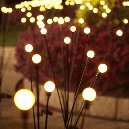 Guirlande solaire LED effet lucioles étanche IP65 automatique