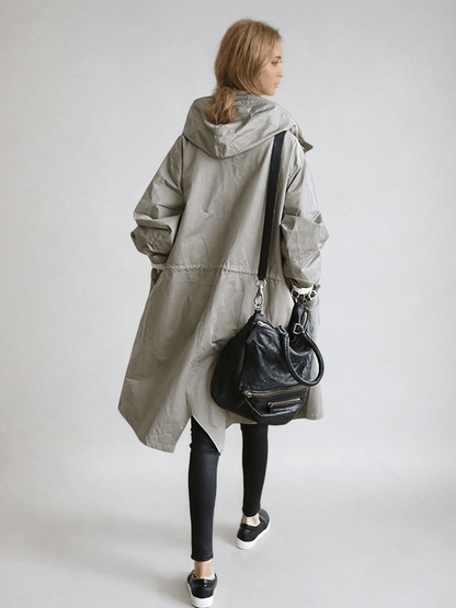 Imperméable Femme Trench Classique Étanche