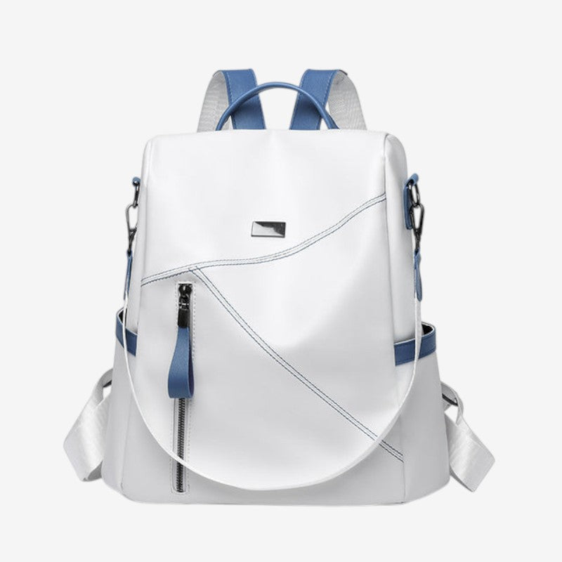 Sac à Dos Femme avec Bretelles Réglables et Poche Zippée