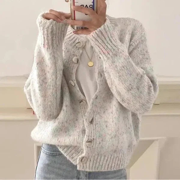 Cardigan Femme Hiver Laine Doux et Chaud