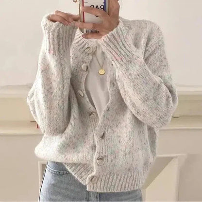 Cardigan Femme Hiver Laine Doux et Chaud