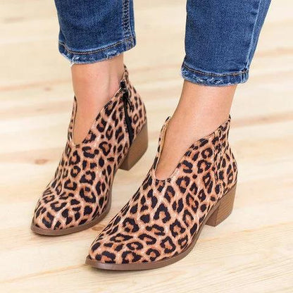 Bottines Femmes Découpe Chic et Élégantes - PanierRoyale
