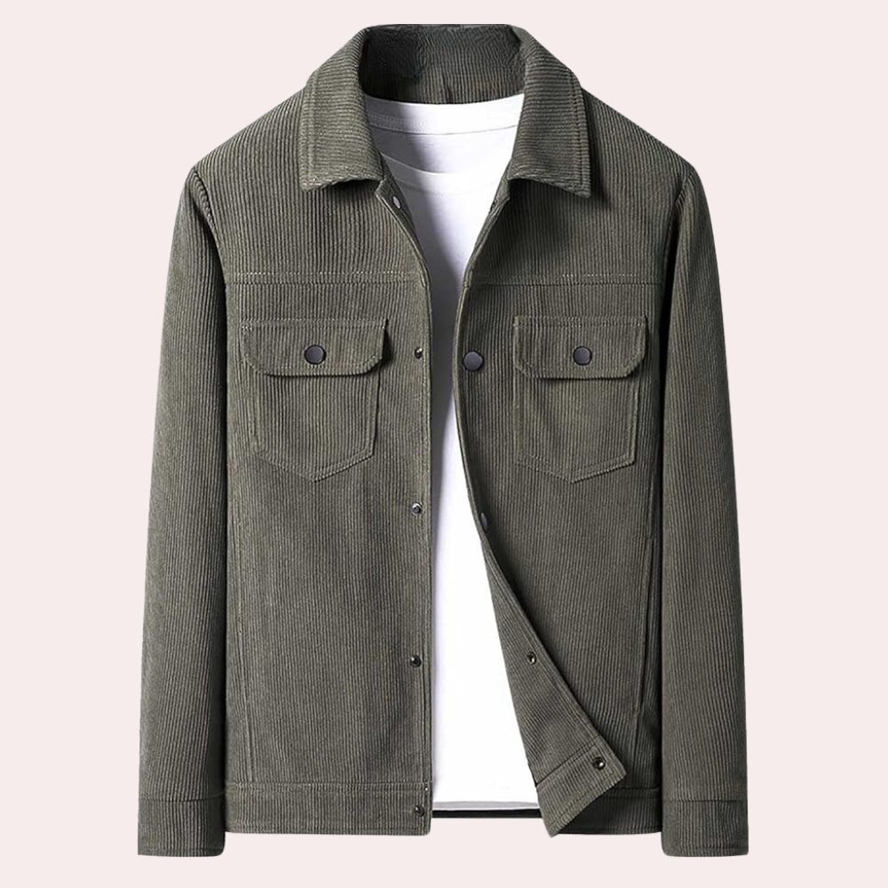 VINCENT - Veste en Velours Côtelé pour Hommes