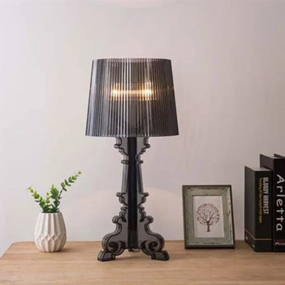 Lampe de Table Design en Bronze avec Abat-Jour - PanierRoyale