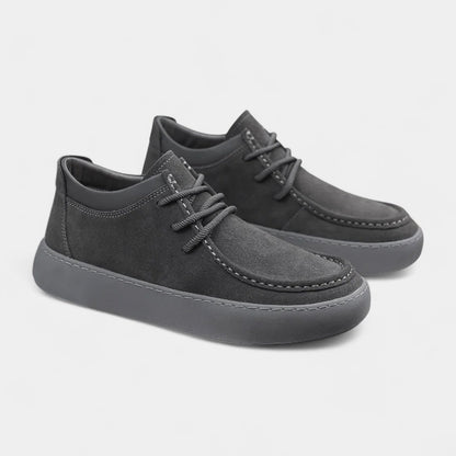 Chaussures décontractées en cuir synthétique avec lacets