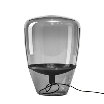 Lampe Salon en Verre Transparent Moderne