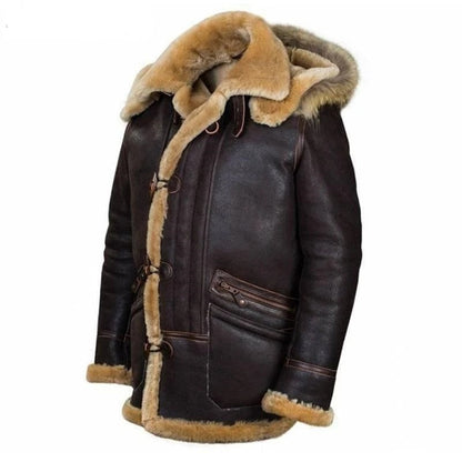 Veste Cuir Homme Noir Classique