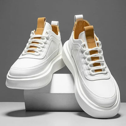 Baskets Cuir Lacets Confort et Style Casual