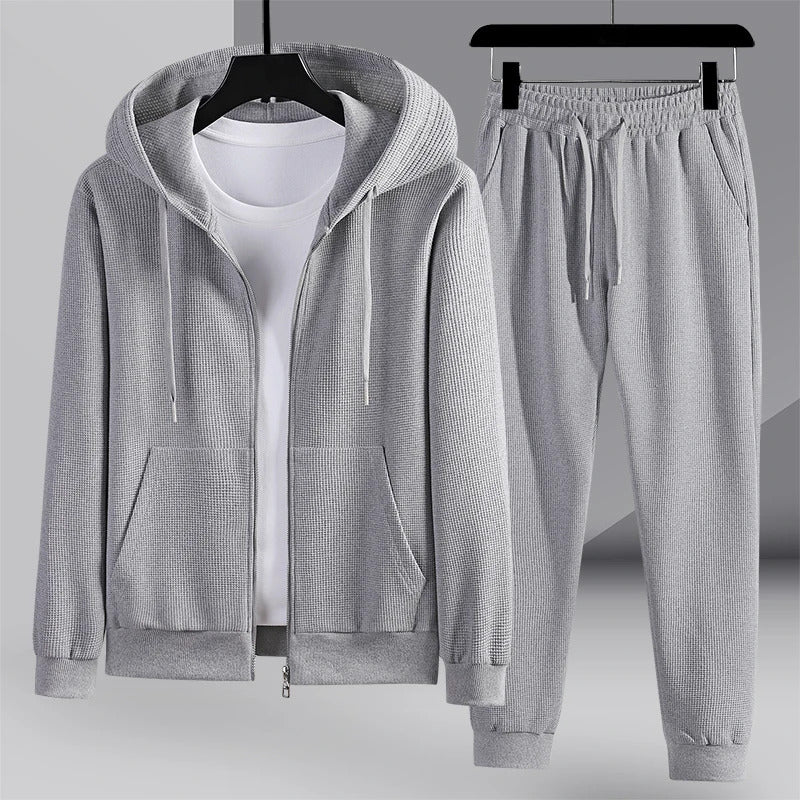 Survêtement Homme Gris Coton Confortable - PanierRoyale