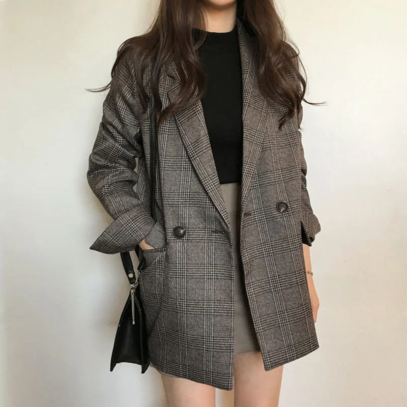 Manteau Femme Court Col en Fourrure Synthétique Printanier - PanierRoyale