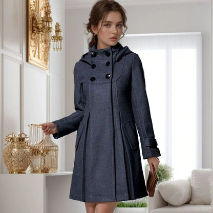 Veste à capuche molletonnée avec poches latérales