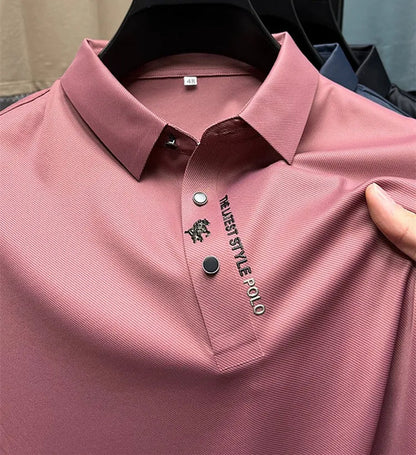 Polo Homme Taille Slim Manches Courtes
