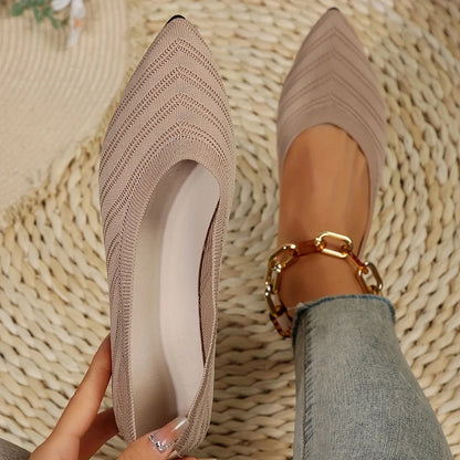Ballerines femmes imprimé géométrique tendance