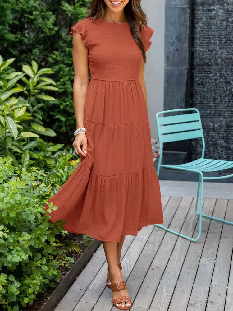 Variant image for Eliza™ – Robe Longue Femme Élégante en Tissu Léger pour Été Confortable-17