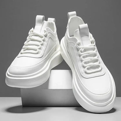 Baskets Cuir Lacets Confort et Style Casual - PanierRoyale
