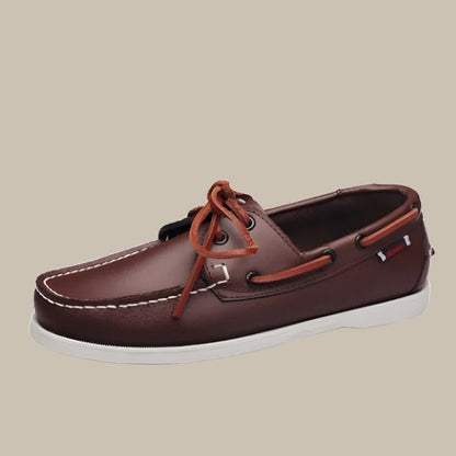 Chaussures Loafer Homme Cuir Ergonomique avec Lacets