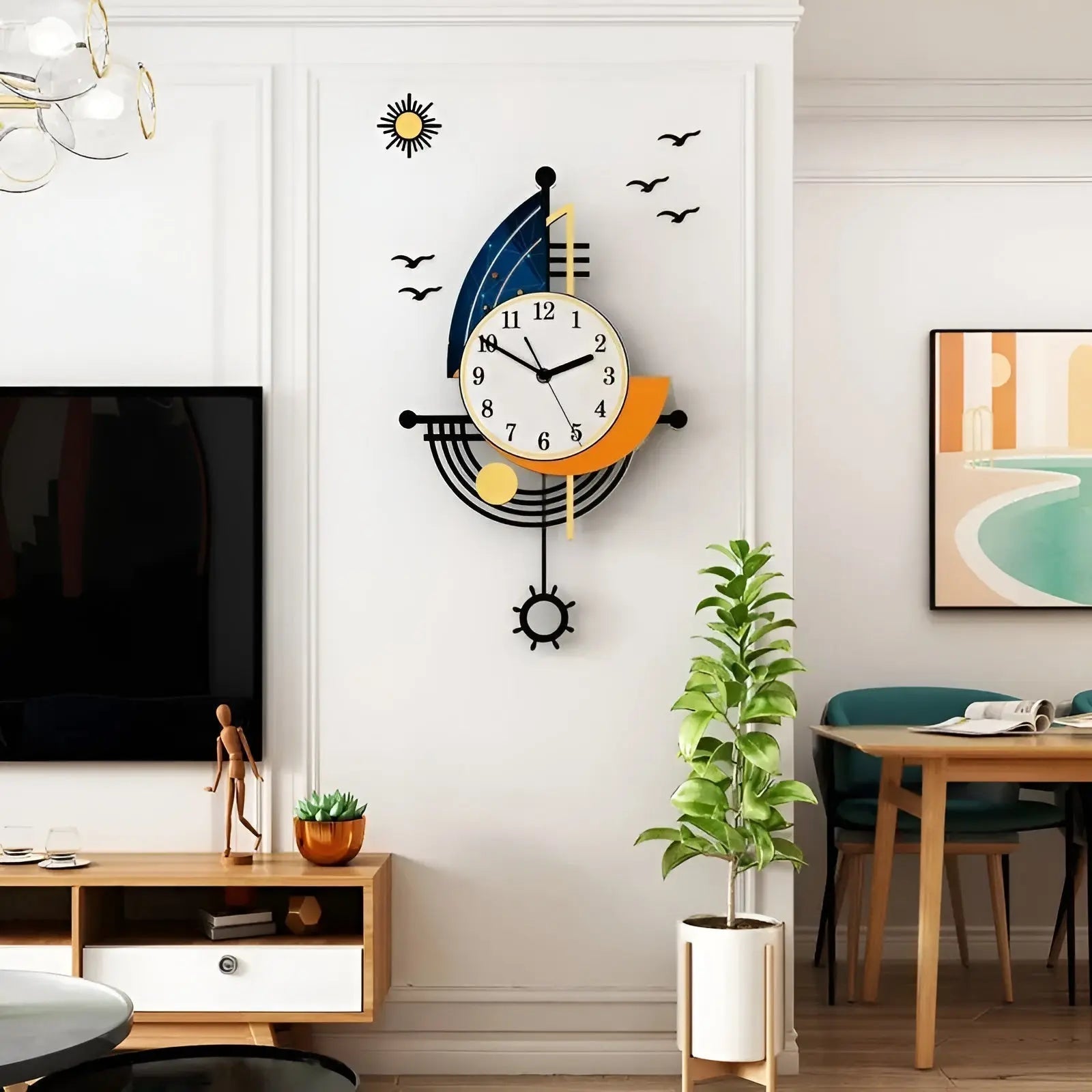 Horloge Murale Design Élégante pour Intérieur - PanierRoyale