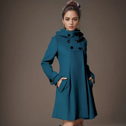 Veste à capuche molletonnée avec poches latérales
