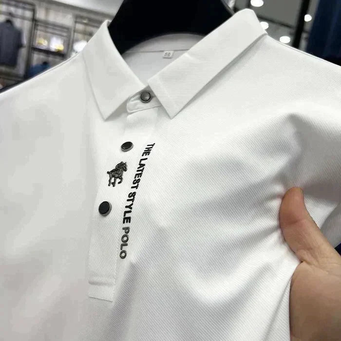 Polo Homme Taille Slim Manches Courtes