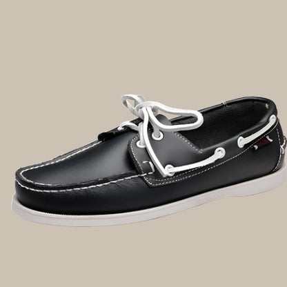 Chaussures Loafer Homme Cuir Ergonomique avec Lacets