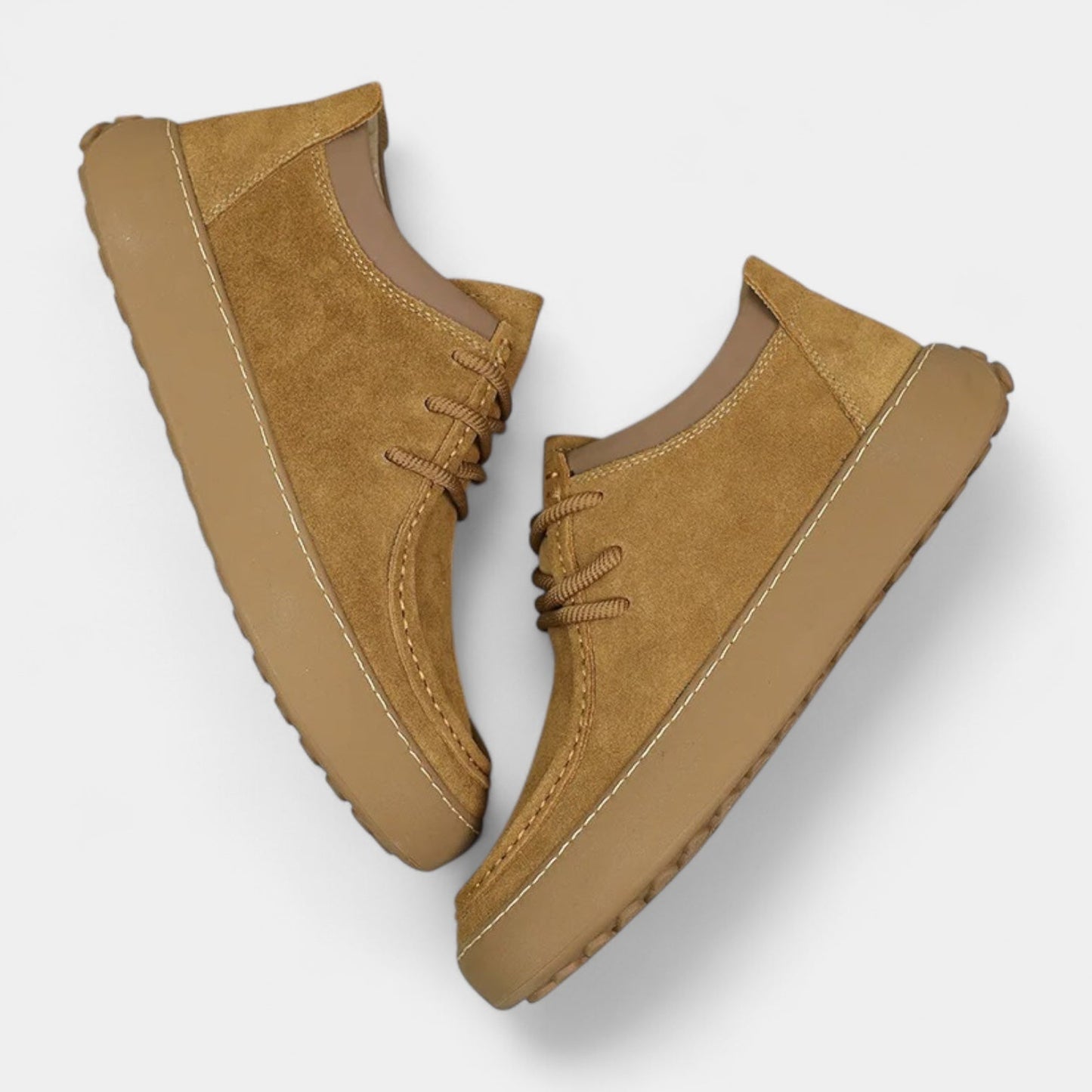 Chaussures décontractées en cuir synthétique avec lacets
